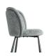 SILLA JASPEADO VERDE TEJIDO-METAL 56 X 56 X 78 CM