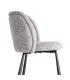 SILLA JASPEADO GRIS-BLANCO TEJIDO-METAL 56 X 56 X 78 CM