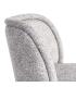 SILLA JASPEADO GRIS-BLANCO TEJIDO-METAL 56 X 56 X 78 CM