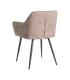 SILLA JASPEADO TAUPE TEJIDO-METAL 59 X 54 X 81 CM