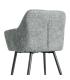SILLA JASPEADO VERDE TEJIDO-METAL 59 X 54 X 81 CM