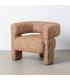 SILLÓN CAQUI TEJIDO SALÓN 81 X 72 X 69 CM