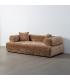 SOFÁ BEIGE TEJIDO SALÓN 200 X 100 X 64 CM