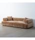 SOFÁ BEIGE TEJIDO SALÓN 245 X 100 X 64 CM