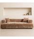 SOFÁ BEIGE TEJIDO SALÓN 245 X 100 X 64 CM