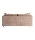 SOFÁ 3 PLAZAS TAUPE TEJIDO-MADERA 210 X 96 X 86 CM