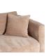 SOFÁ 3 PLAZAS TAUPE TEJIDO-MADERA 210 X 96 X 86 CM