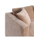 SOFÁ 2 PLAZAS TAUPE TEJIDO-MADERA 165 X 96 X 86 CM