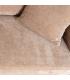 SOFÁ 3 PLAZAS TAUPE TEJIDO-MADERA 210 X 96 X 86 CM