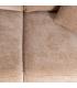 SOFÁ 2 PLAZAS TAUPE TEJIDO-MADERA 165 X 96 X 86 CM