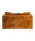 SOFÁ 2 PLAZAS OCRE TEJIDO-MADERA 165 X 96 X 86 CM