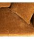SOFÁ 2 PLAZAS OCRE TEJIDO-MADERA 165 X 96 X 86 CM