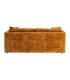 SOFÁ 3 PLAZAS OCRE TEJIDO-MADERA 210 X 96 X 86 CM