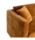 SOFÁ 3 PLAZAS OCRE TEJIDO-MADERA 210 X 96 X 86 CM