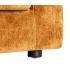 SOFÁ 3 PLAZAS OCRE TEJIDO-MADERA 210 X 96 X 86 CM