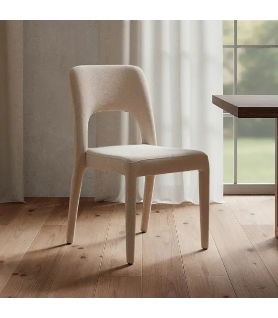 SILLA GRIS TEJIDO SALÓN 47 X 61 X 84 CM