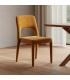 SILLA MOSTAZA TEJIDO SALÓN 47 X 61 X 84 CM