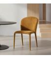 SILLA MOSTAZA TEJIDO SALÓN 50 X 61 X 82 CM