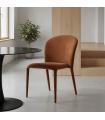 Brown fabric living room chair 50 x 61 x 82 cm