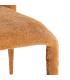 SILLA MARRÓN TEJIDO SALÓN 50 X 61 X 82 CM