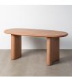 MESA COMEDOR TEJA DM-MICROCEMENTO SALÓN 180 X 90 X 76 CM