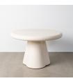 MESA COMEDOR TERRAZO DM-MICROCEMENTO 120 X 120 X 76 CM