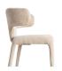 SILLA TAUPE TEJIDO 58 X 55 X 76 CM
