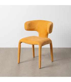 SILLA MOSTAZA TEJIDO 58 X 55 X 76 CM