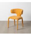 Mustard fabric chair 58 x 55 x 76 cm