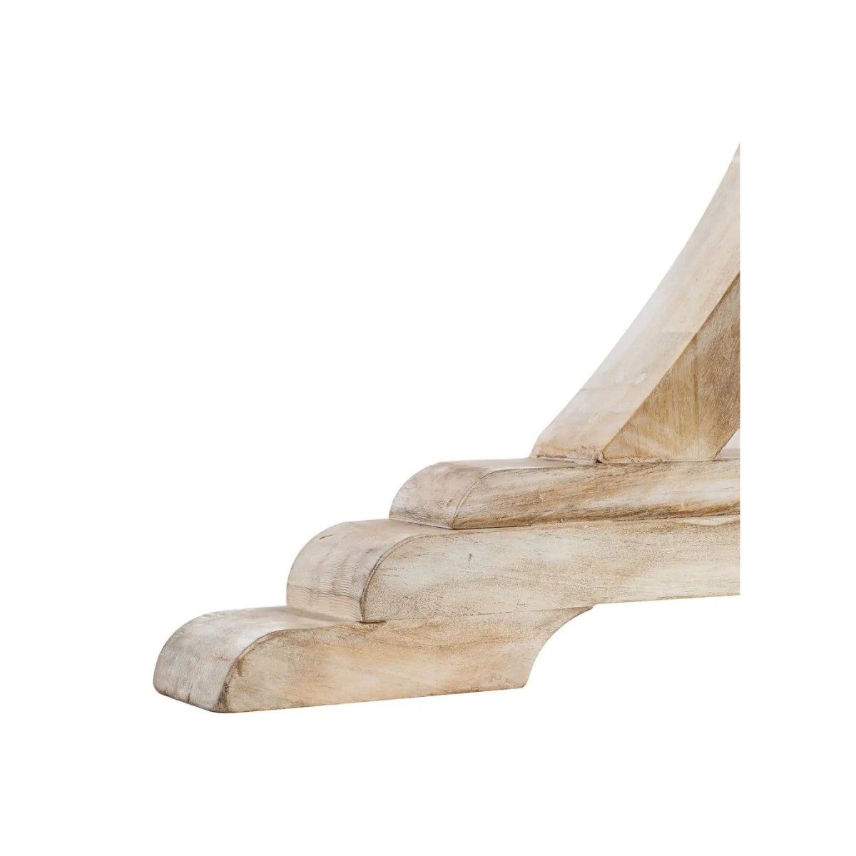 MESA COMEDOR REDONDA BLANCO DECAPÉ 150 X 150 X 76 CM