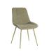 SILLA VERDE TEJIDO-METAL CONTRACT 50 X 60 X 85 CM