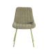 SILLA VERDE TEJIDO-METAL CONTRACT 50 X 60 X 85 CM