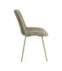 SILLA VERDE TEJIDO-METAL CONTRACT 50 X 60 X 85 CM