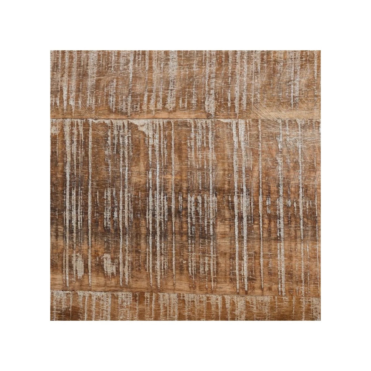 MESA COMEDOR REDONDA BLANCO DECAPÉ 150 X 150 X 76 CM