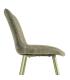 SILLA VERDE TEJIDO-METAL CONTRACT 50 X 60 X 85 CM
