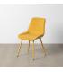 SILLA AMARILLO TEJIDO-METAL CONTRACT 50 X 60 X 85 CM
