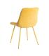 SILLA AMARILLO TEJIDO-METAL CONTRACT 50 X 60 X 85 CM