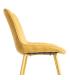 SILLA AMARILLO TEJIDO-METAL CONTRACT 50 X 60 X 85 CM