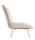 SILLA BEIGE TEJIDO-METAL CONTRACT 50 X 60 X 85 CM
