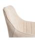 SILLA BEIGE TEJIDO-METAL SALÓN 55 X 58,50 X 84 CM