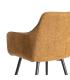 SILLA MARRÓN TEJIDO-METAL SALÓN 55 X 58,50 X 84 CM