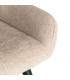 TABURETE BEIGE TEJIDO-METAL SALÓN 47 X 47 X 93 CM