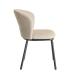 SILLA ESPIGA BEIGE TEJIDO-METAL SALÓN 55 X 55 X 78 CM