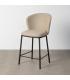TABURETE ESPIGA BEIGE TEJIDO-METAL SALÓN 55 X 55 X 96 CM