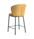 TABURETE ESPIGA MOSTAZA TEJIDO-METAL 55 X 55 X 96 CM