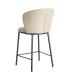 TABURETE ESPIGA BEIGE TEJIDO-METAL SALÓN 55 X 55 X 96 CM