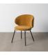 SILLA MOSTAZA TEJIDO-METAL SALÓN 57 X 53 X 75 CM