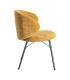 SILLA MOSTAZA TEJIDO-METAL SALÓN 57 X 53 X 75 CM