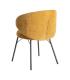 SILLA MOSTAZA TEJIDO-METAL SALÓN 57 X 53 X 75 CM