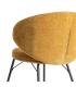 SILLA MOSTAZA TEJIDO-METAL SALÓN 57 X 53 X 75 CM